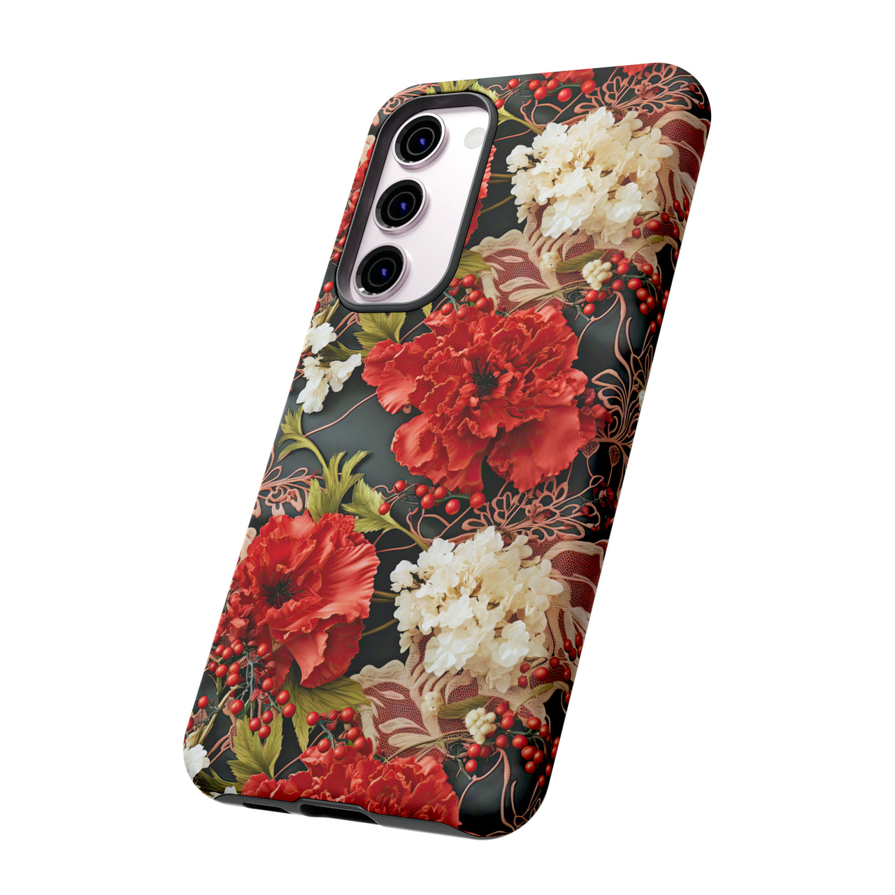 Carnation for January Birthday - Tough Case for Samsung Galaxy S23, Samsung Galaxy S23 Plus, and Samsung Galaxy S23 Ultra