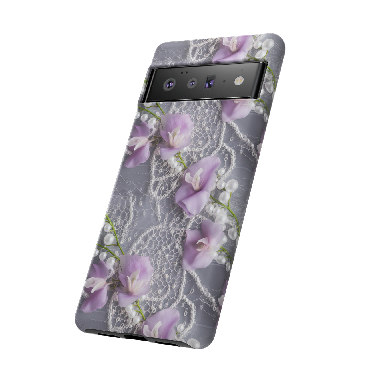 Purple Sweet Pea Tough Cases for Google Pixel 6 and Google Pixel 6 Pro