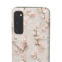 Thumbnail for White Lace and Cherry Blossoms - Snap Case for Samsung Galaxy S20, Samsung Galaxy S20+, Samsung Galaxy S20 Ultra, & Samsung Galaxy S20 FE