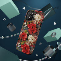 Thumbnail for Carnation for January Birthday - Impact-Resistant Case for iPhone 12, iPhone 12 Mini, iPhone 12 Pro, and iPhone 12 Pro Max. Supports Wireless Charging.