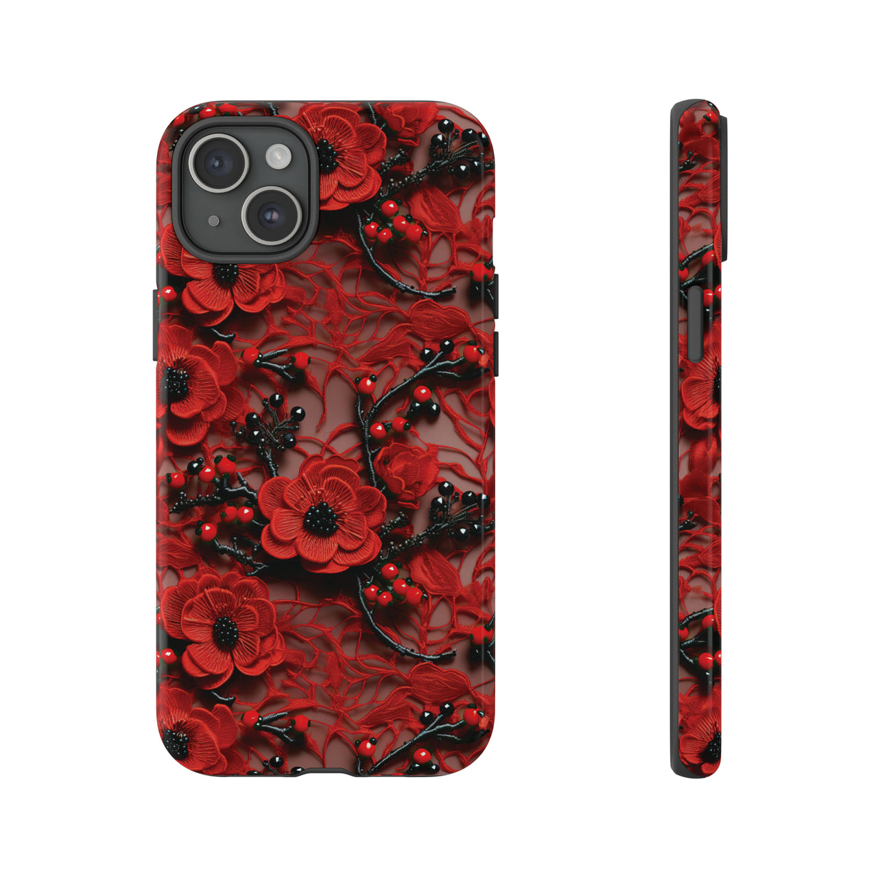 Scarlet Temptation Tough Case for iPhone 15, iPhone 15 Pro, iPhone 15 Plus, and iPhone 15 Pro Max