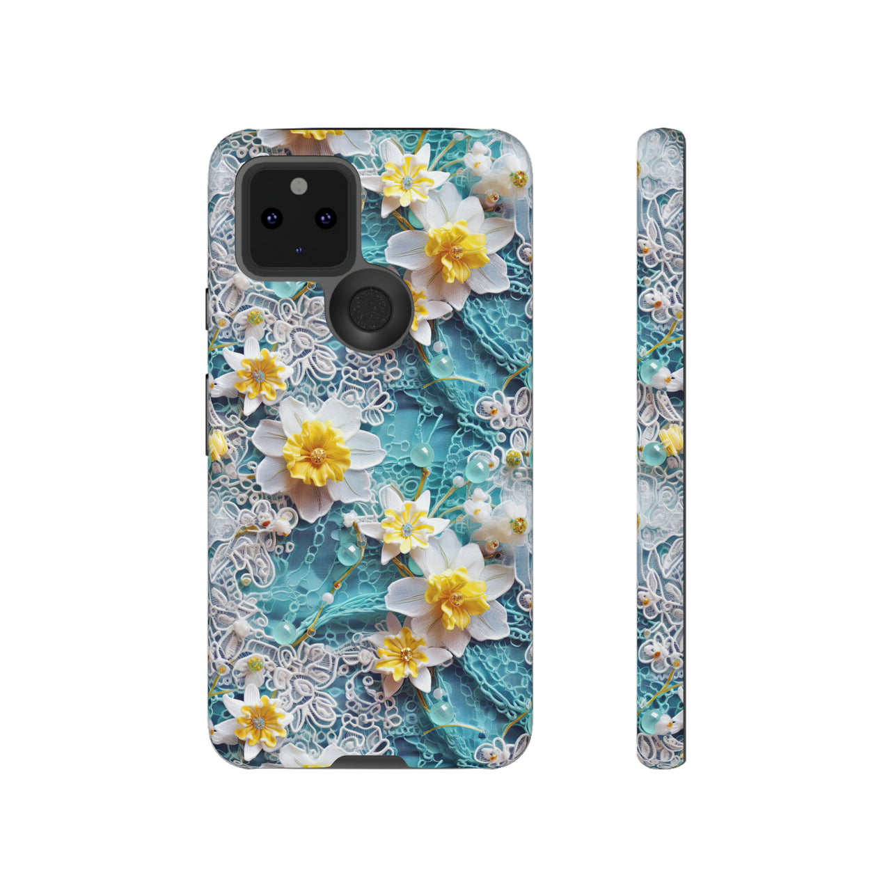 Daffodil for March Birthday - Tough Case for Google Pixel 5 5G