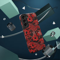 Thumbnail for Scarlet Temptation Impact-Resistant Case for Samsung Galaxy S22, Samsung Galaxy S22 Plus, and Samsung Galaxy S22 Ultra. Supports Wireless Charging.