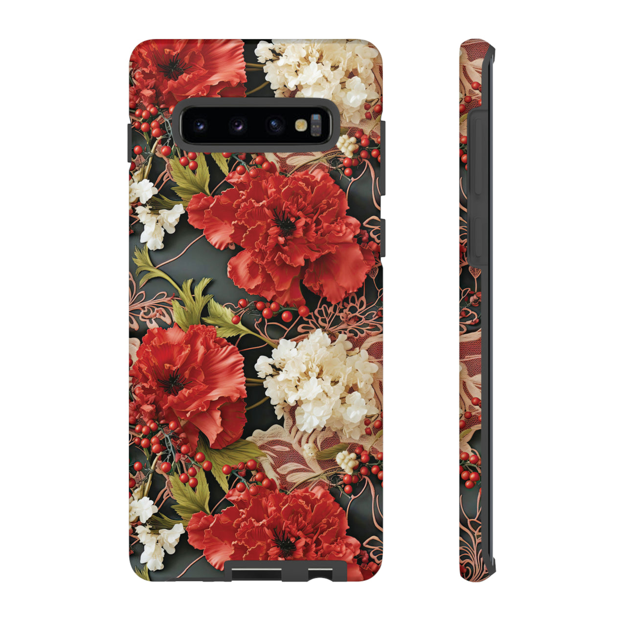 Carnation for January Birthday - Tough Case for Samsung Galaxy S10, Samsung Galaxy S10E, and Samsung Galaxy S10 Plus