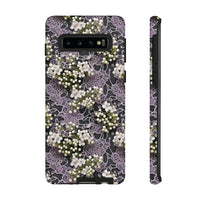 Thumbnail for White Flowers on a Purple Bed - Tough Case for Samsung Galaxy S10, Samsung Galaxy S10E, and Samsung Galaxy S10 Plus