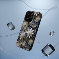 Thumbnail for Vintage Lace and Clematis MagSafe Tough Cases for iPhone 13, iPhone 13 Mini, iPhone 13 Pro, and iPhone 13 Pro Max.