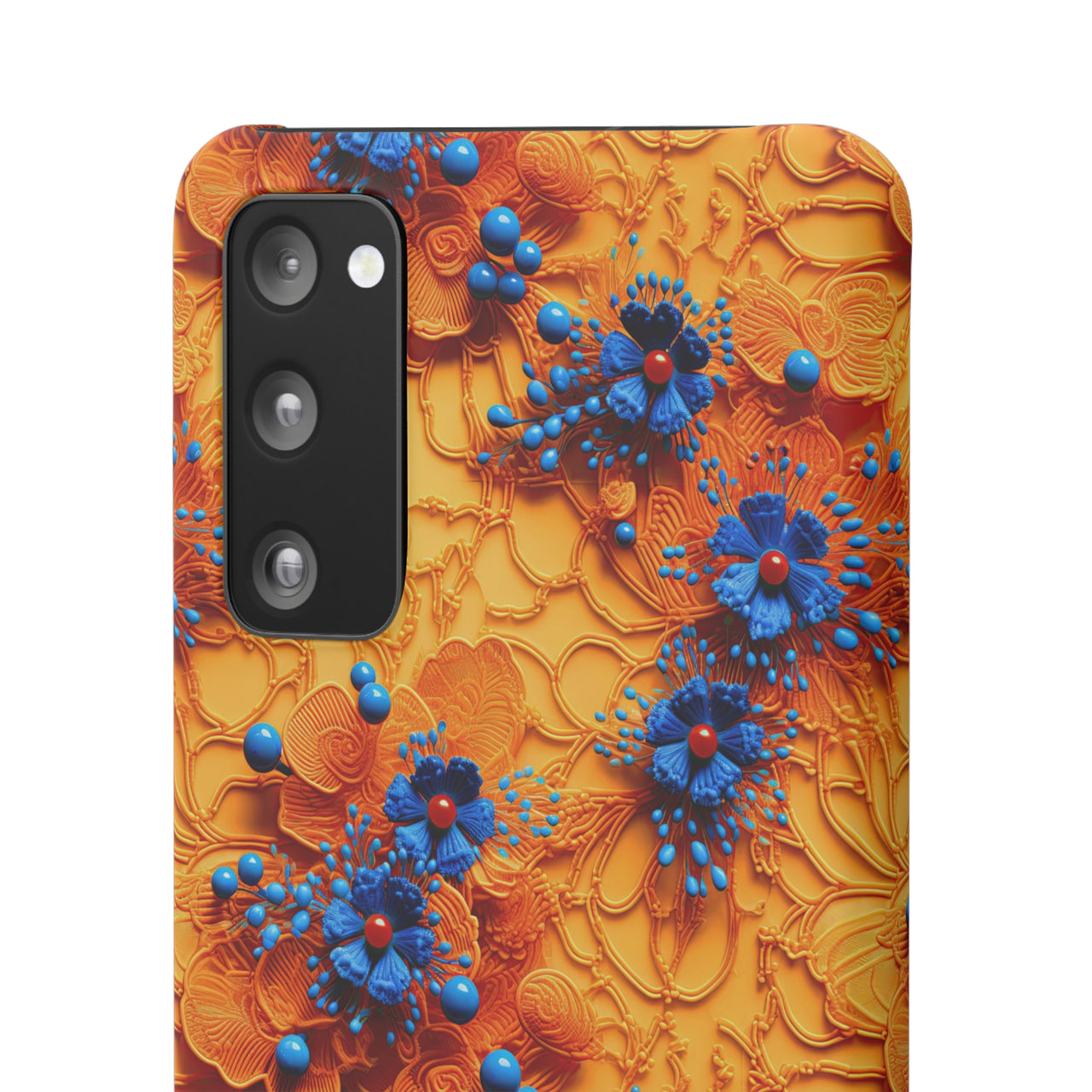 Royal Ryukyu Blossoms - Snap Case for Samsung Galaxy S20, Samsung Galaxy S20+, Samsung Galaxy S20 Ultra, & Samsung Galaxy S20 FE