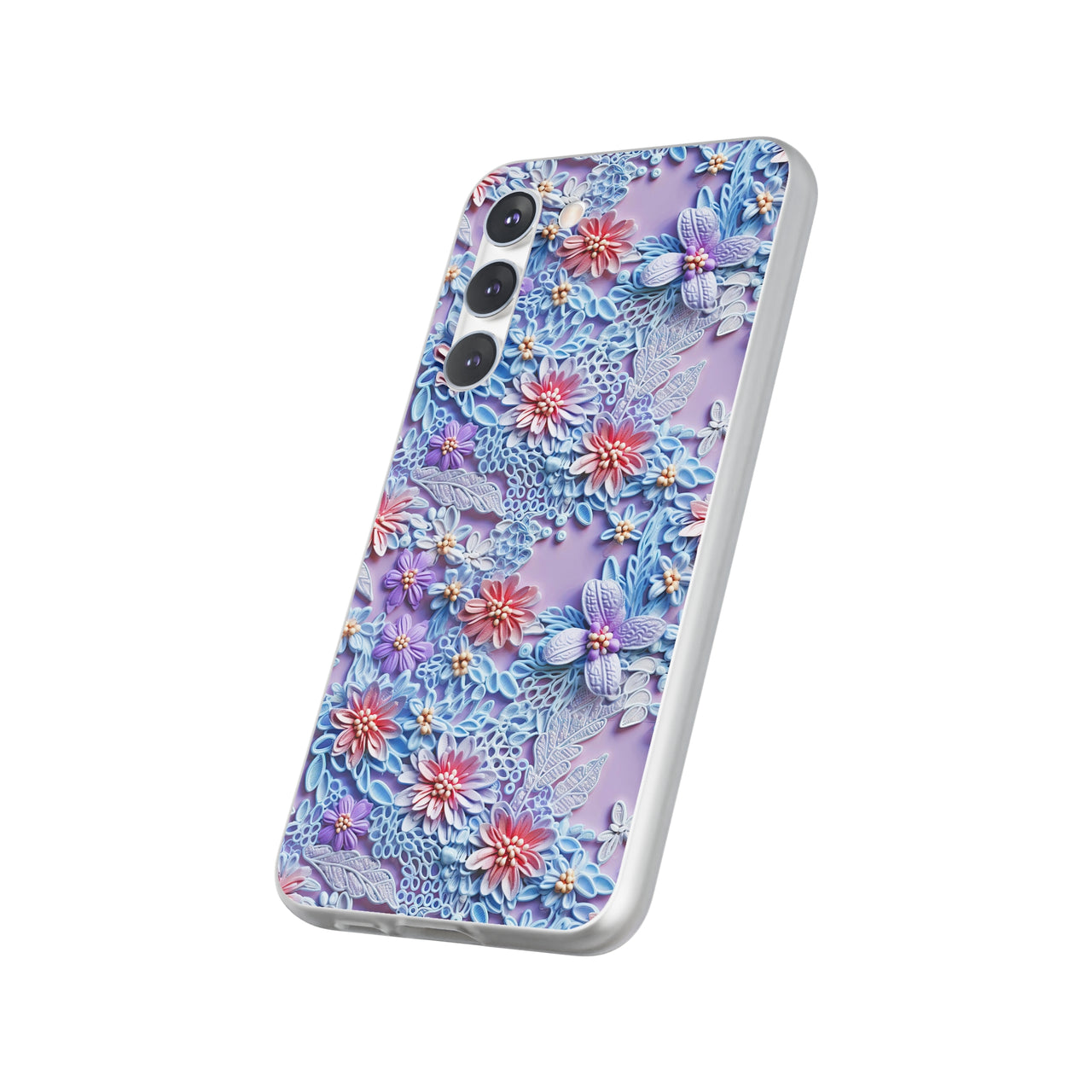 Cotton Candy Meadow - Flexi Cases for Samsung Galaxy S23, Samsung Galaxy S23 Plus, and Samsung Galaxy S23 Ultra