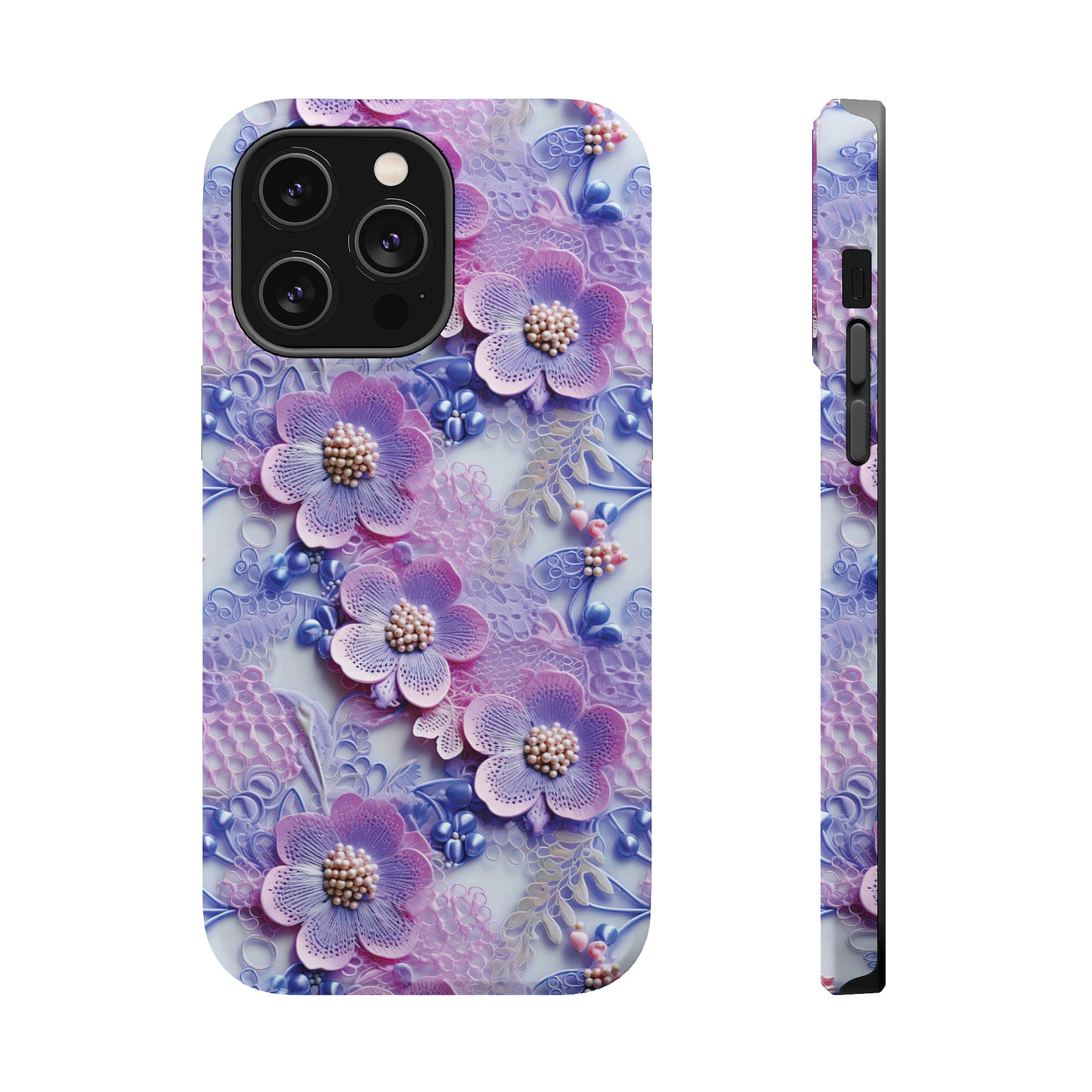 Pink and Purple Harmony - MagSafe Tough Cases for iPhone 14, iPhone 14 Pro, iPhone 14 Plus, and iPhone 14 Pro Max