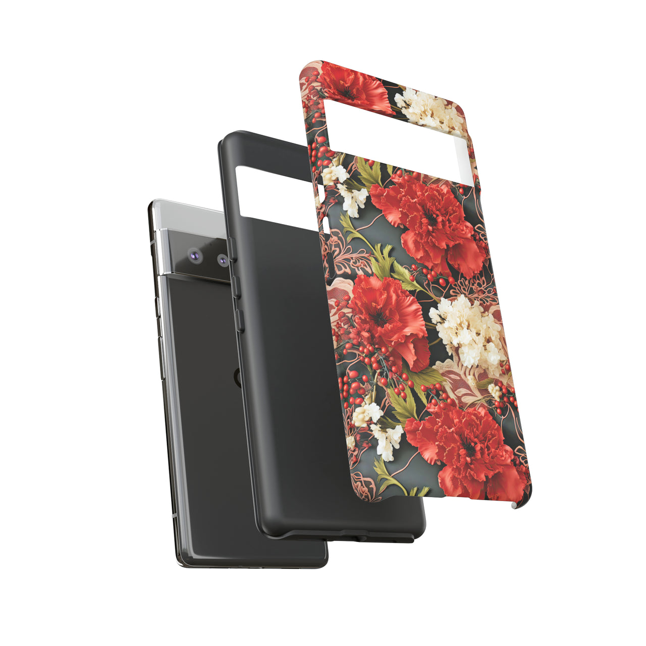 Carnation for January Birthday - Tough Case for Google Pixel 6 and Google Pixel 6 Pro