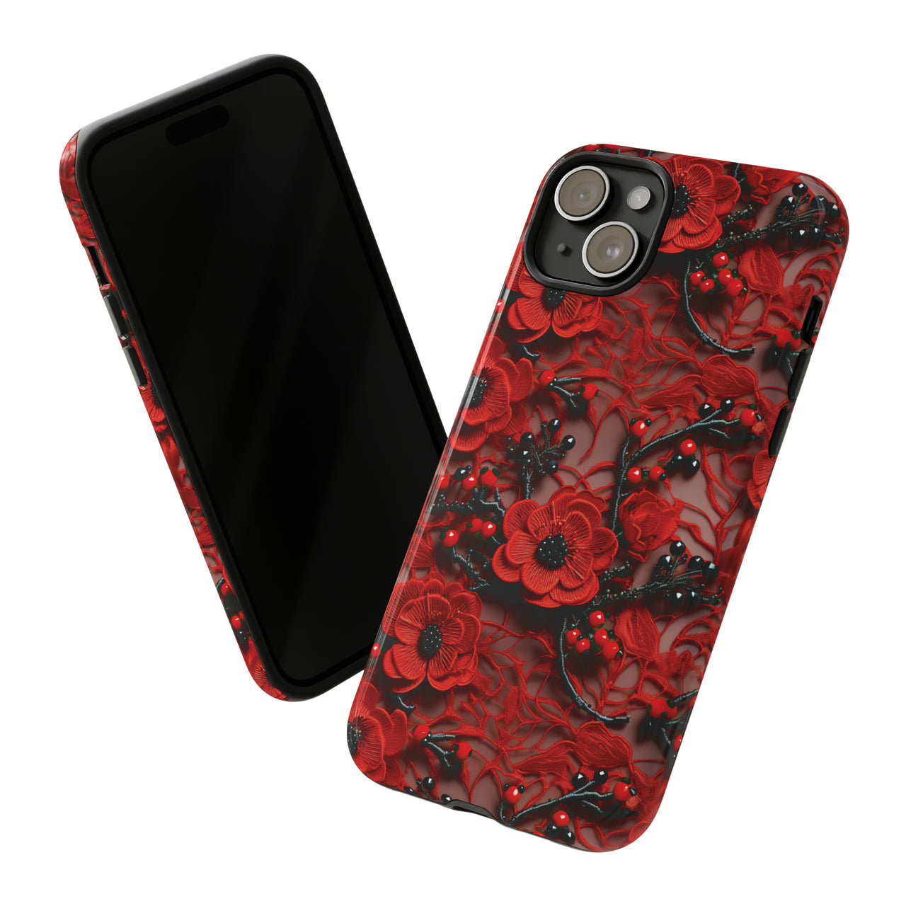 Scarlet Temptation Tough Case for iPhone 15, iPhone 15 Pro, iPhone 15 Plus, and iPhone 15 Pro Max