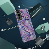 Thumbnail for Pink and Purple Harmony - Impact-Resistant Case for Samsung Galaxy S21, Samsung Galaxy S21 Plus, and Samsung Galaxy S21 Ultra. Supports Wireless Charging.