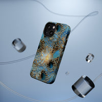 Thumbnail for Gemstones and Gold Lace MagSafe Tough Cases for iPhone 13, iPhone 13 Mini, iPhone 13 Pro, and iPhone 13 Pro Max.