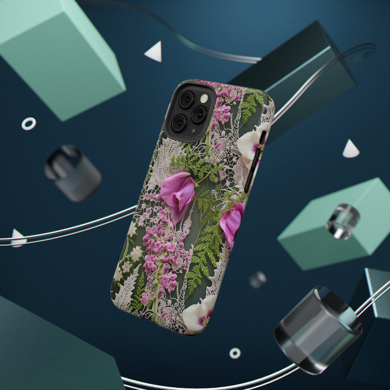 Woodland Whispers Impact-Resistant Cases for iPhone 11, iPhone 11 Pro, and iPhone 11 Pro Max. Supports Wireless Charging.