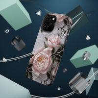 Thumbnail for Pink Peony MagSafe Tough Cases for iPhone 13, iPhone 13 Mini, iPhone 13 Pro, and iPhone 13 Pro Max.