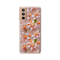 Thumbnail for *Clear Case* Pink Lily - Samsung Galaxy S21, Samsung Galaxy S21 Plus, Samsung Galaxy S21 Ultra - Supports Wireless Charging