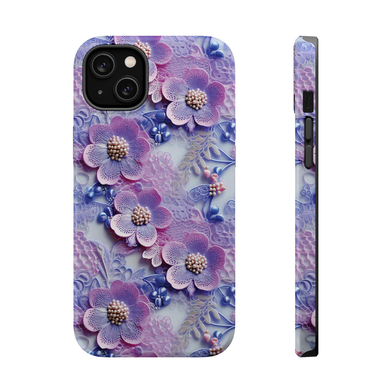 Pink and Purple Harmony - MagSafe Tough Cases for iPhone 14, iPhone 14 Pro, iPhone 14 Plus, and iPhone 14 Pro Max