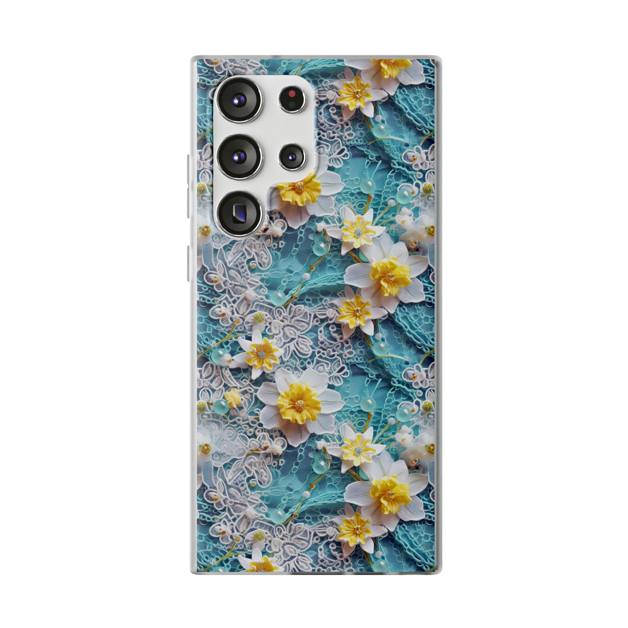 Daffodil for March Birthday - Flexi Cases for Samsung Galaxy S23, Samsung Galaxy S23 Plus, and Samsung Galaxy S23 Ultra