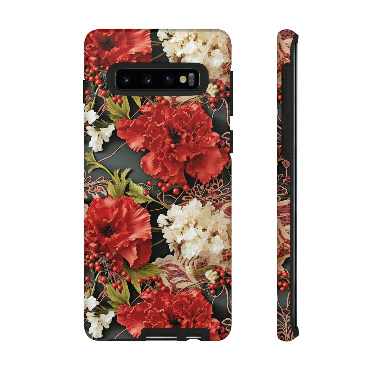 Carnation for January Birthday - Tough Case for Samsung Galaxy S10, Samsung Galaxy S10E, and Samsung Galaxy S10 Plus