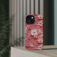 Thumbnail for Floral Champagne Toast MagSafe Tough Cases for iPhone 13, iPhone 13 Mini, iPhone 13 Pro, and iPhone 13 Pro Max.