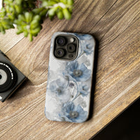 Thumbnail for Himalayan Blue Poppy Tough Case for iPhone 15, iPhone 15 Pro, iPhone 15 Plus, and iPhone 15 Pro Max