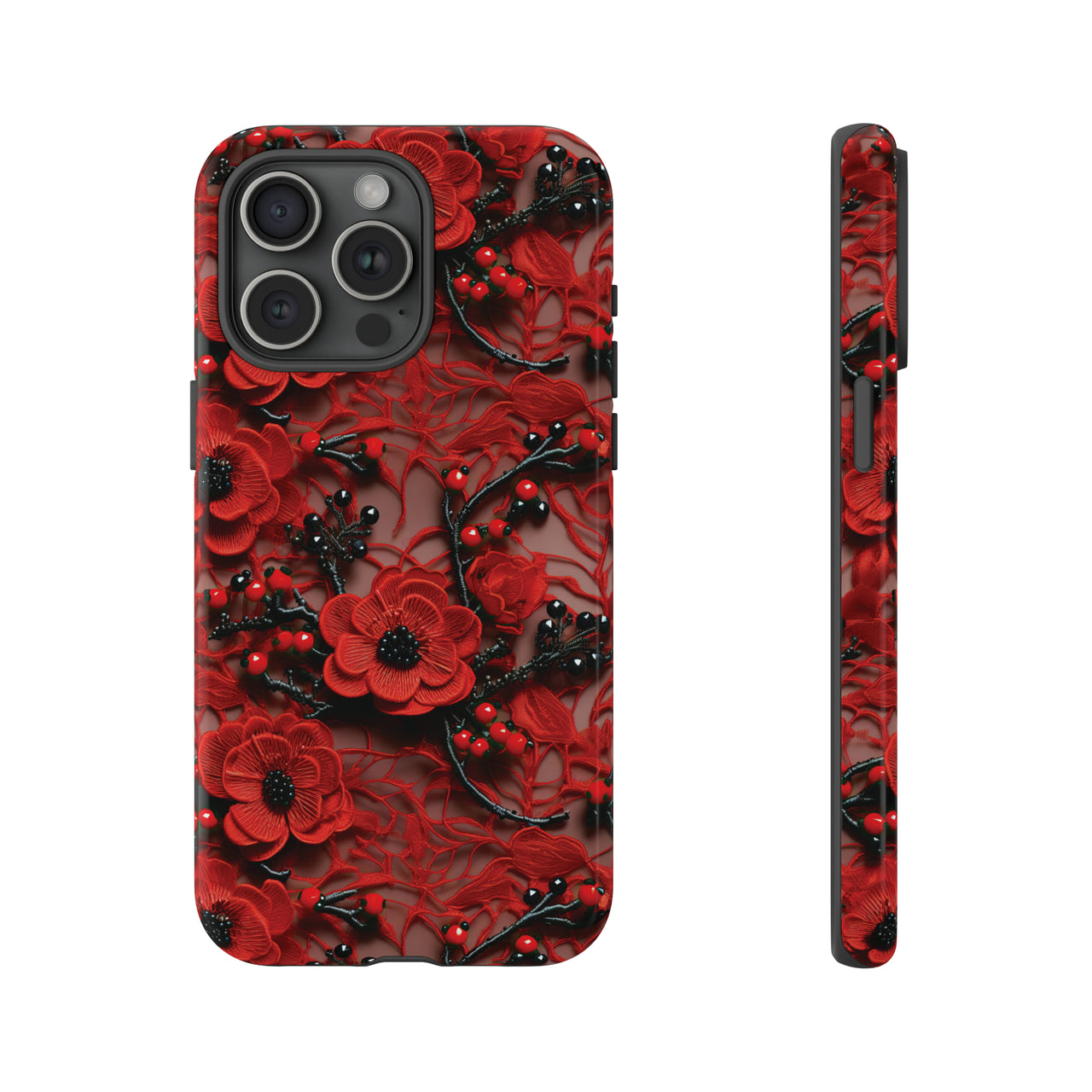 Scarlet Temptation Tough Case for iPhone 15, iPhone 15 Pro, iPhone 15 Plus, and iPhone 15 Pro Max