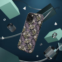 Thumbnail for White Flowers on a Purple Bed - Impact-Resistant Cases for iPhone 11, iPhone 11 Pro, and iPhone 11 Pro Max. Supports Wireless Charging.