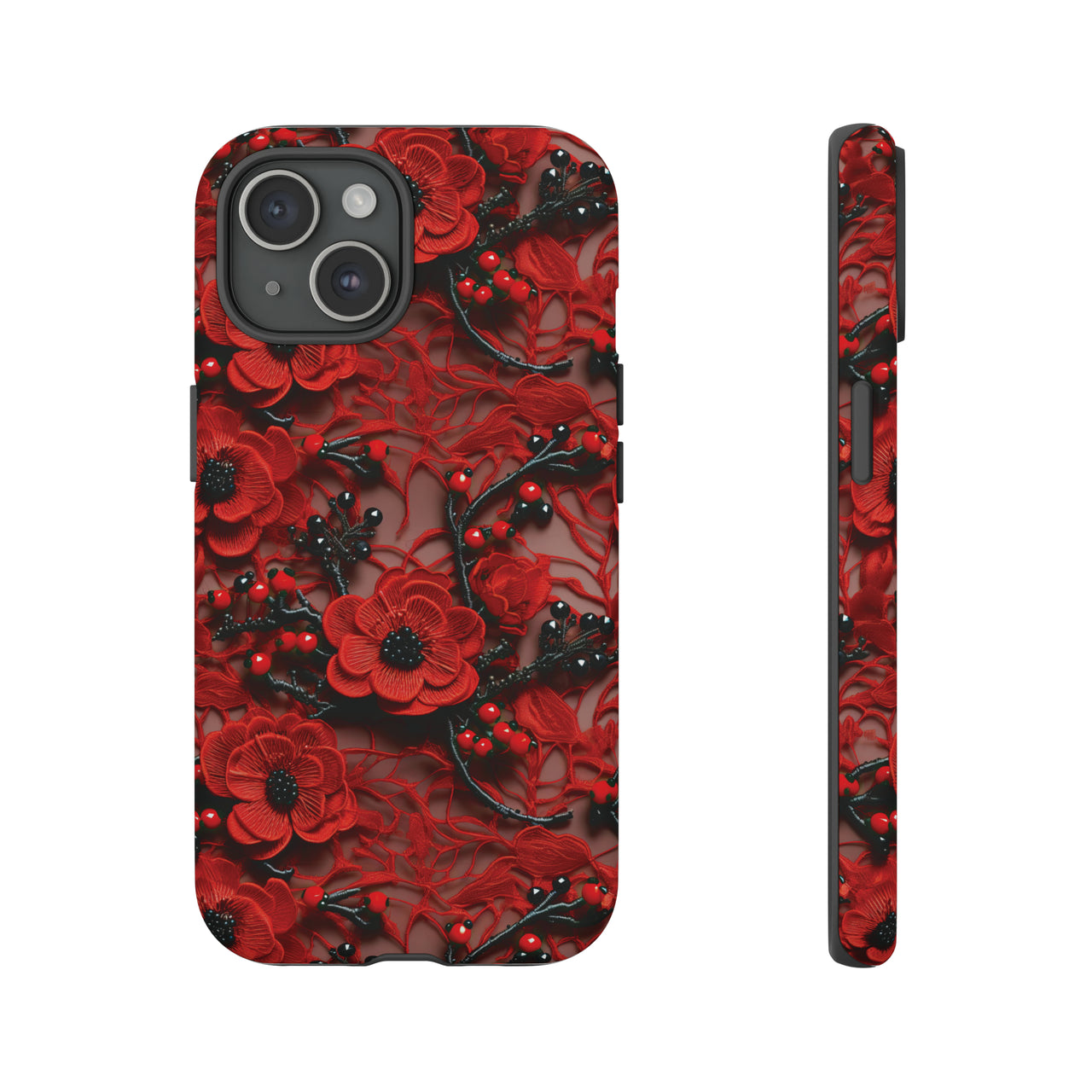 Scarlet Temptation Tough Case for iPhone 15, iPhone 15 Pro, iPhone 15 Plus, and iPhone 15 Pro Max