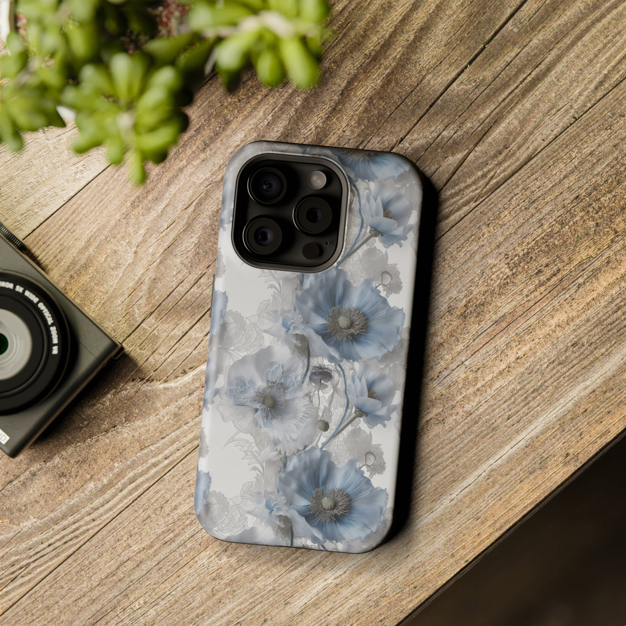 Himalayan Blue Poppy - MagSafe Tough Case for iPhone 15, iPhone 15 Pro, iPhone 15 Plus, & iPhone 15 Pro Max