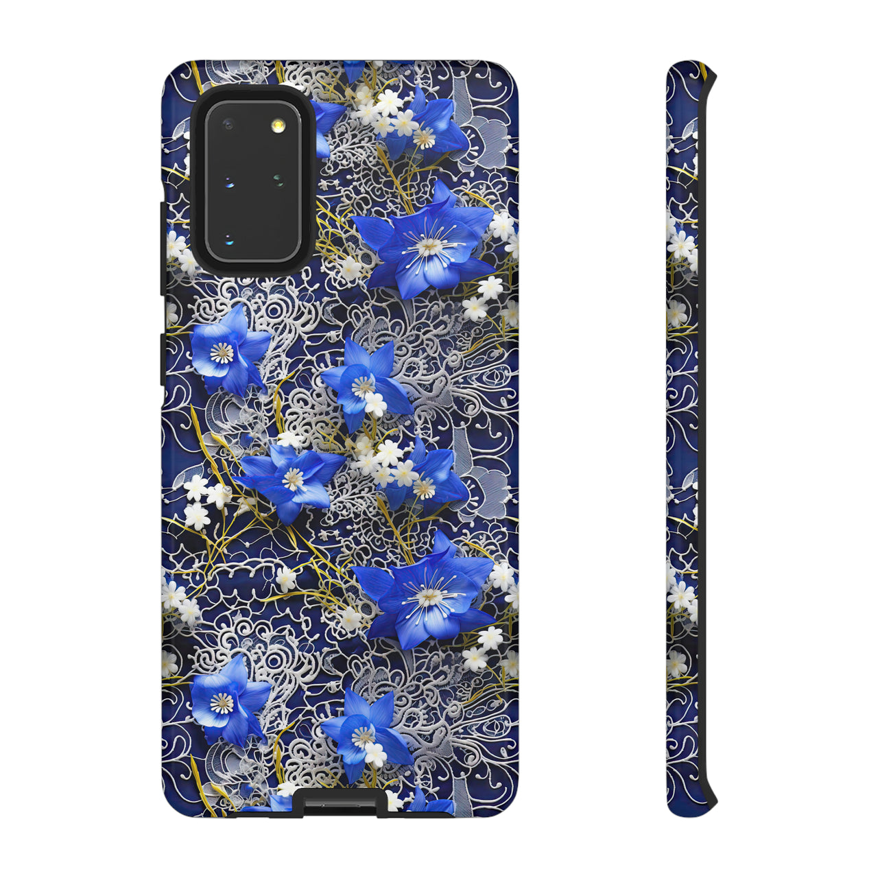 Cerulean Elegance Tough Case for Samsung Galaxy S20, Samsung Galaxy S20+, Samsung Galaxy S20 Ultra, and Samsung Galaxy S20 FE