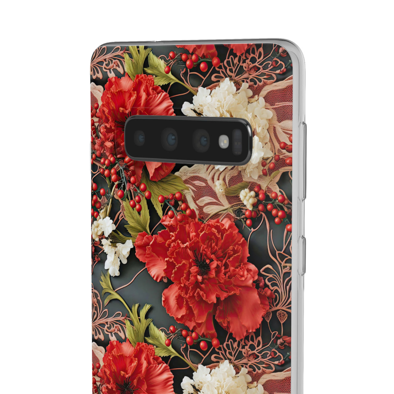 Carnation for January Birthday - Flexi Cases for Samsung Galaxy S23, Samsung Galaxy S23 Plus, and Samsung Galaxy S23 Ultra