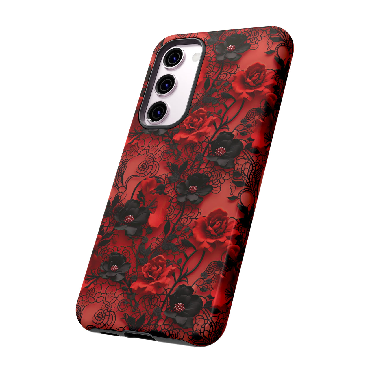 Gothic Rose Tough Cases for Samsung Galaxy S23, Samsung Galaxy S23 Plus, and Samsung Galaxy S23 Ultra