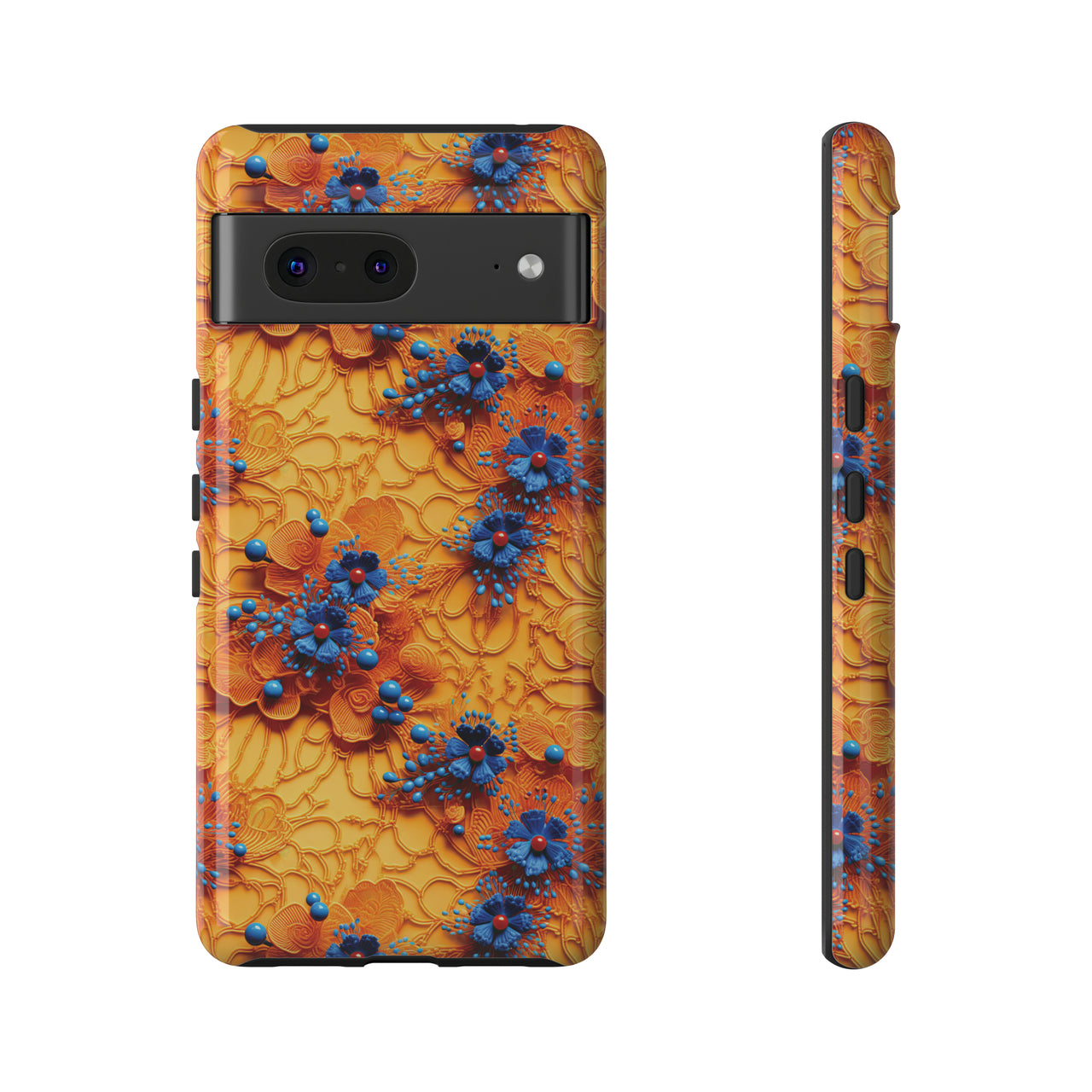 Royal Ryukyu Blossoms - Tough Case for Google Pixel 7