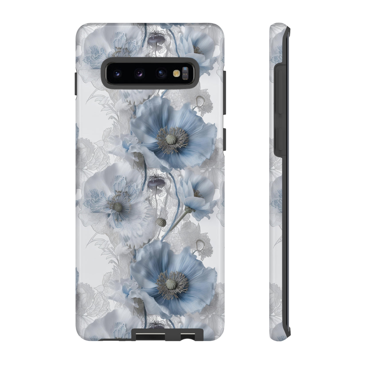 Himalayan Blue Poppy Tough Cases for Samsung Galaxy S10, Samsung Galaxy S10E, and Samsung Galaxy S10 Plus