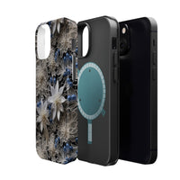 Thumbnail for Vintage Lace and Clematis MagSafe Tough Cases for iPhone 13, iPhone 13 Mini, iPhone 13 Pro, and iPhone 13 Pro Max.