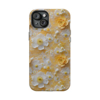 Thumbnail for Yellow Floral - MagSafe Tough Case for iPhone 15, iPhone 15 Pro, iPhone 15 Plus, & iPhone 15 Pro Max