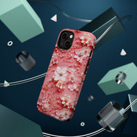 Thumbnail for Floral Champagne Toast MagSafe Tough Cases for iPhone 14, iPhone 14 Pro, iPhone 14 Plus, and iPhone 14 Pro Max