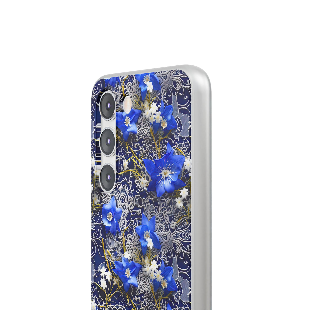 Cerulean Elegance - Flexi Cases for Samsung Galaxy S23, Samsung Galaxy S23 Plus, and Samsung Galaxy S23 Ultra