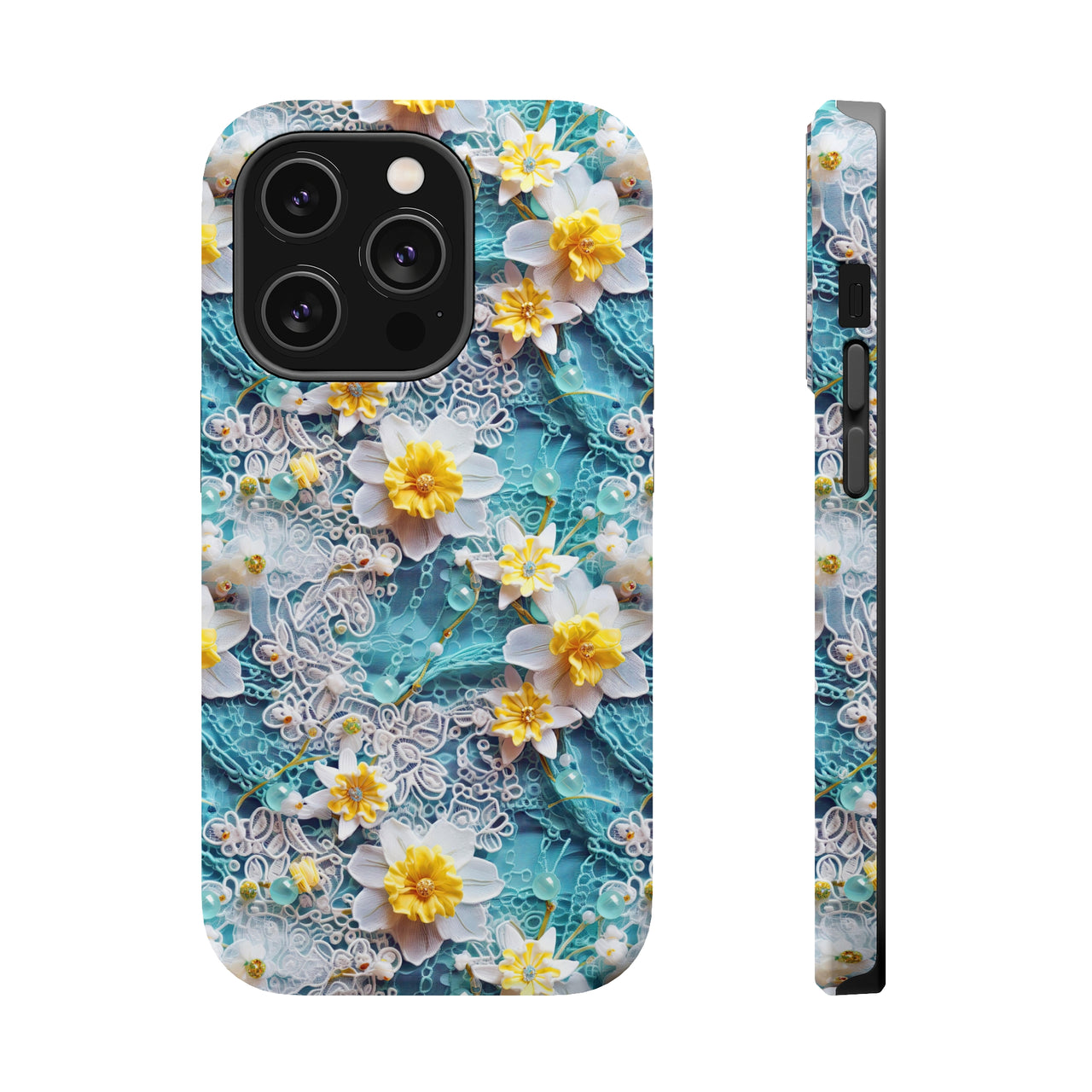 Daffodil for March Birthday - MagSafe Tough Case for iPhone 14, iPhone 14 Pro, iPhone 14 Plus, and iPhone 14 Pro Max