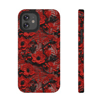 Thumbnail for Scarlet Temptation Impact-Resistant Case for iPhone 12, iPhone 12 Mini, iPhone 12 Pro, and iPhone 12 Pro Max. Supports Wireless Charging.