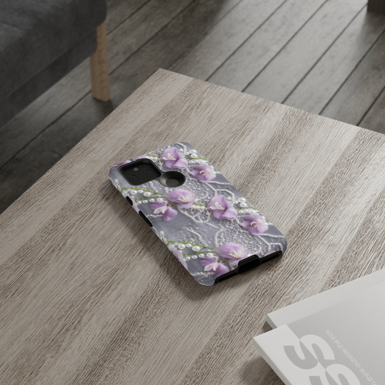 Purple Sweet Pea Tough Case for Google Pixel 5 5G