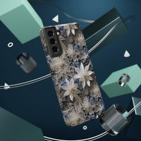 Thumbnail for Vintage Lace and Clematis Impact-Resistant Cases for Samsung Galaxy S21, Samsung Galaxy S21 Plus, and Samsung Galaxy S21 Ultra. Supports Wireless Charging.