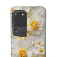 Thumbnail for Yellow and White Floral - Snap Case for Samsung Galaxy S20, Samsung Galaxy S20+, Samsung Galaxy S20 Ultra, & Samsung Galaxy S20 FE