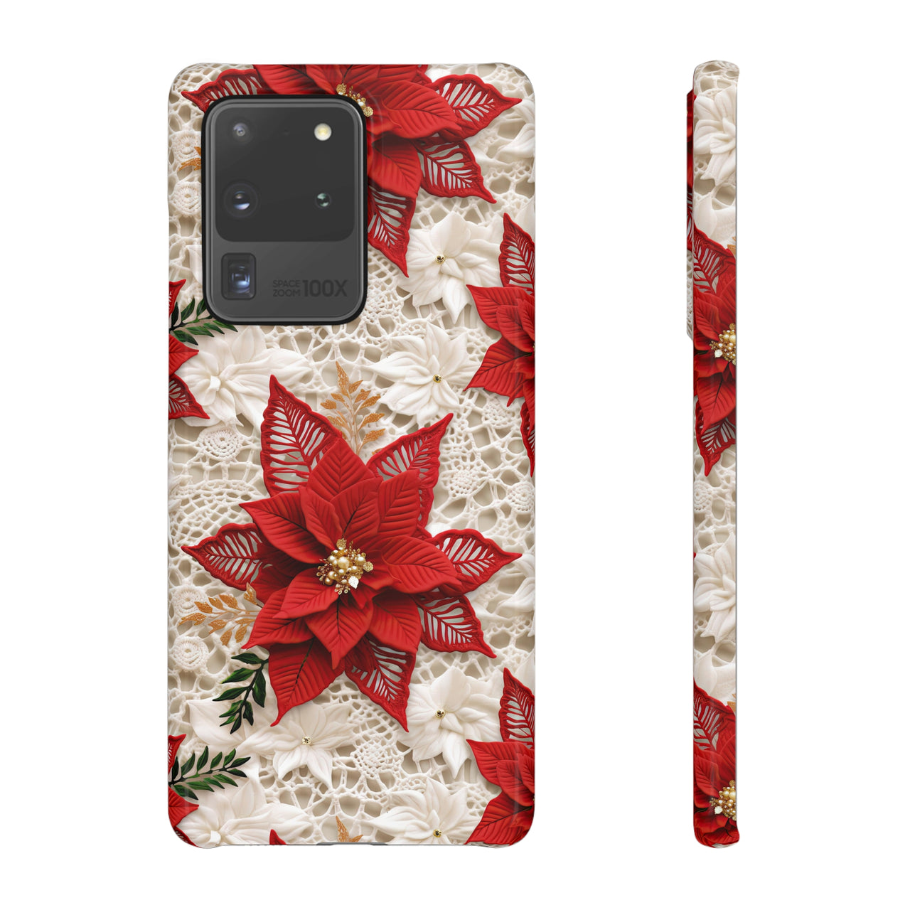 Christmas Poinsettia - Snap Case for Samsung Galaxy S20, Samsung Galaxy S20+, Samsung Galaxy S20 Ultra, & Samsung Galaxy S20 FE