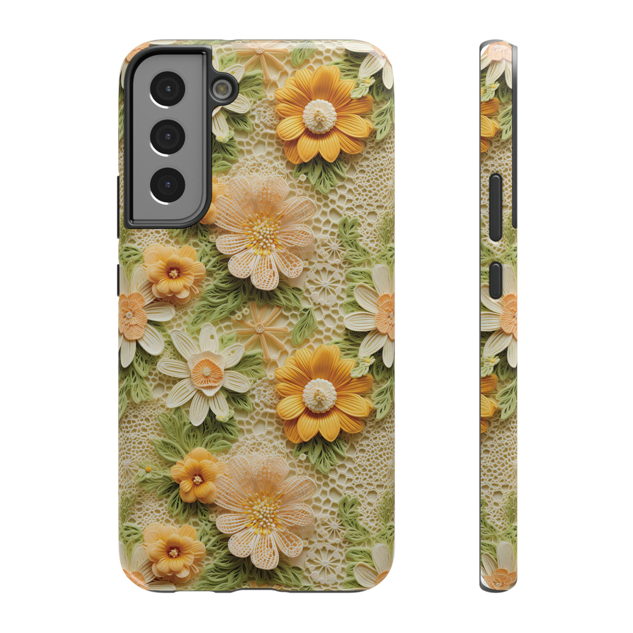 Meadow Sunshine - Impact-Resistant Case for Samsung Galaxy S22, Samsung Galaxy S22 Plus, and Samsung Galaxy S22 Ultra. Supports Wireless Charging.