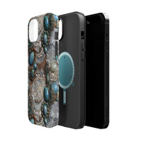 Thumbnail for Boho Agate and Lace MagSafe Tough Cases for iPhone 14, iPhone 14 Pro, iPhone 14 Plus, and iPhone 14 Pro Max