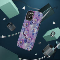 Thumbnail for Pink and Purple Harmony - Impact-Resistant Case for iPhone 12, iPhone 12 Mini, iPhone 12 Pro, and iPhone 12 Pro Max. Supports Wireless Charging.