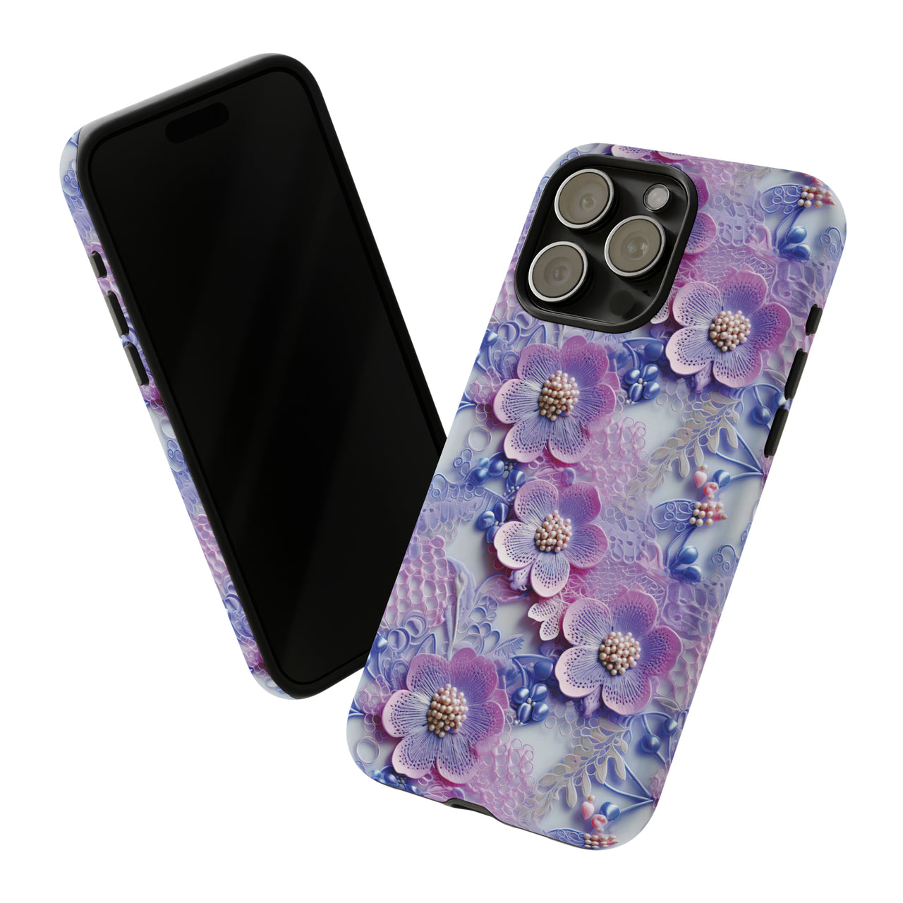 Pink and Purple Harmony - Tough Case for iPhone 15, iPhone 15 Pro, iPhone 15 Plus, and iPhone 15 Pro Max