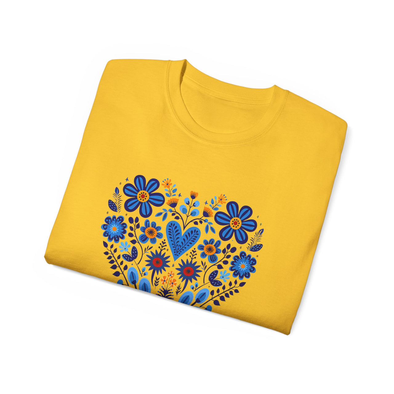 Flower Heart Unisex Ultra Cotton Tee