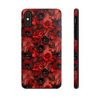 Thumbnail for Gothic Rose Tough Phone Cases for iPhone X, iPhone XR, iPhone XS, and iPhone XS MAX. Supports Wireless Charging.